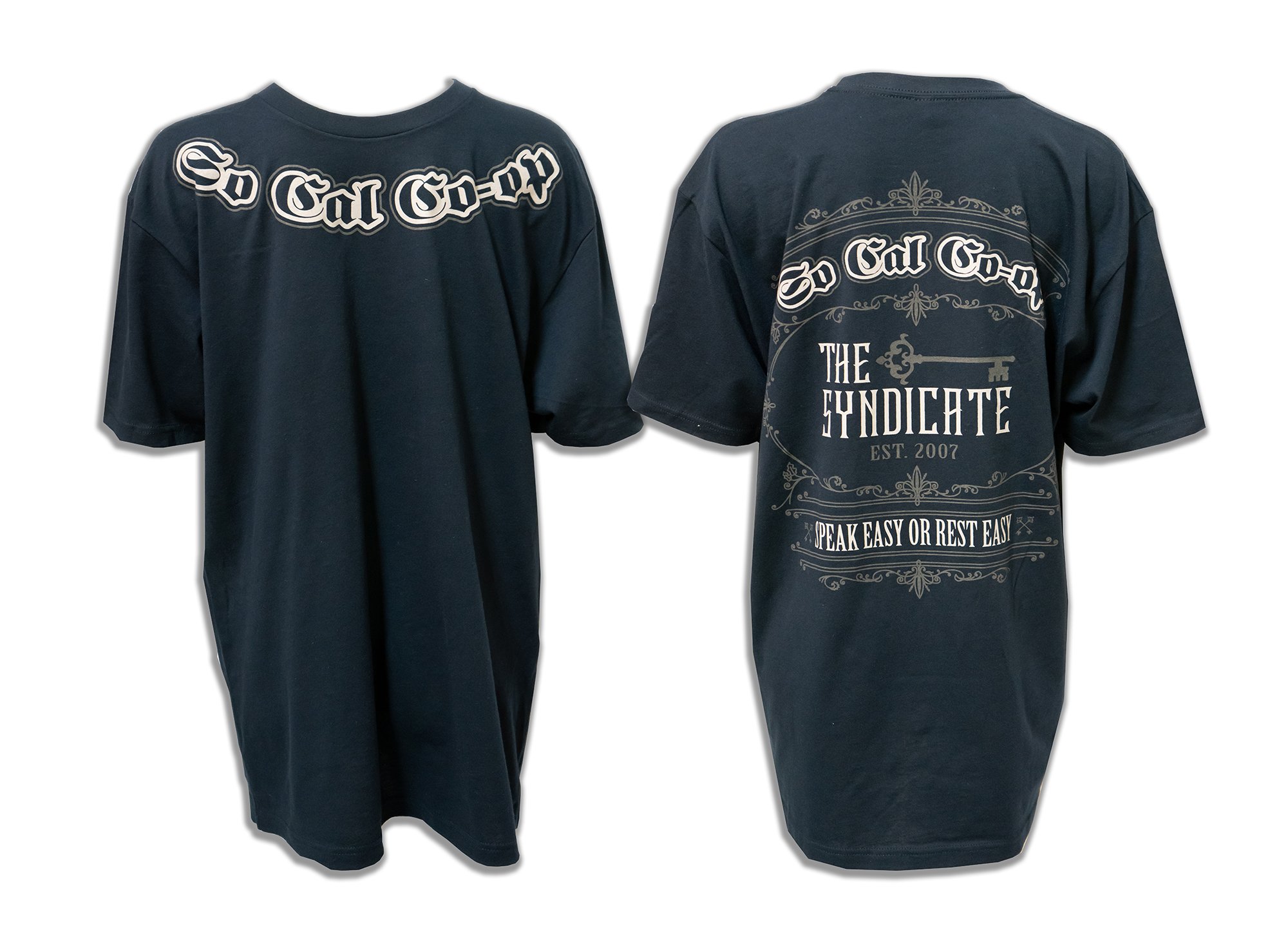 Navy Logo T-Shirt - The Syndicate