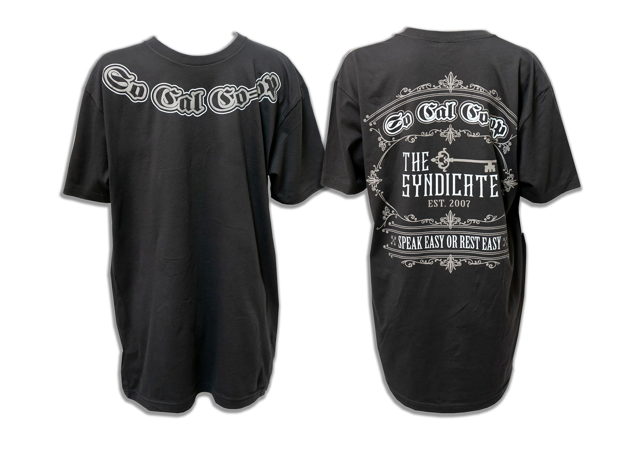Graphite Black Logo T-Shirt - The Syndicate