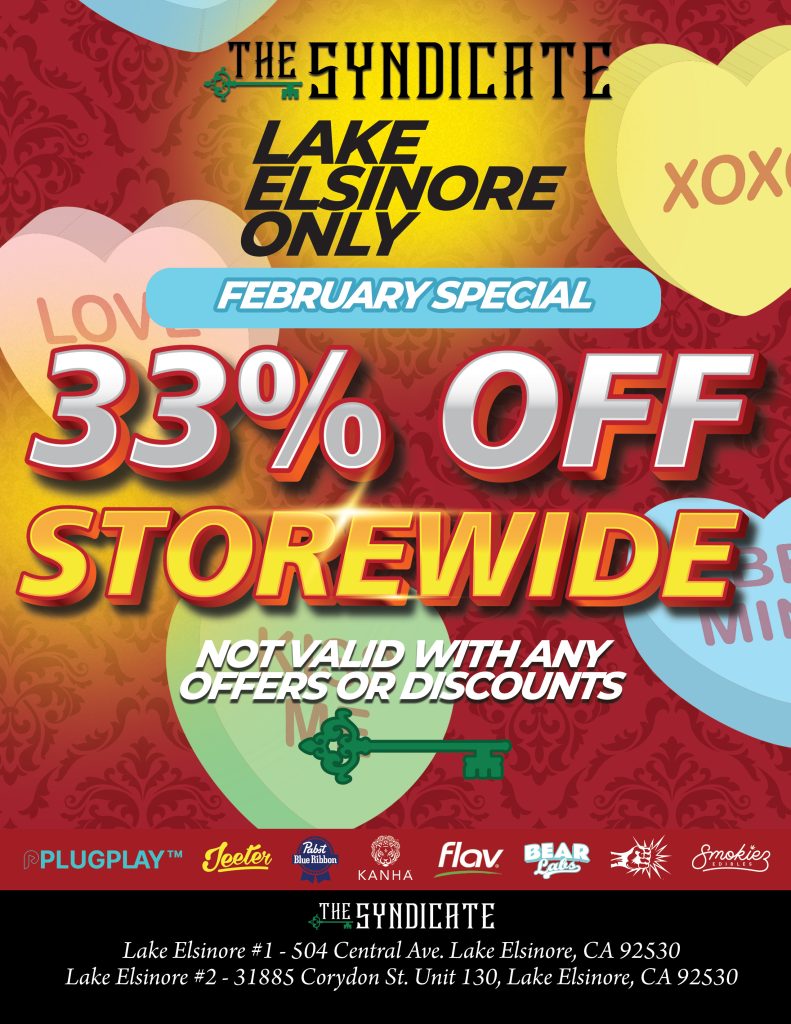 Lake Elsinore Only 33% Storewide